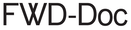 FWD-Doc logo, which is a white rectangle with the word 